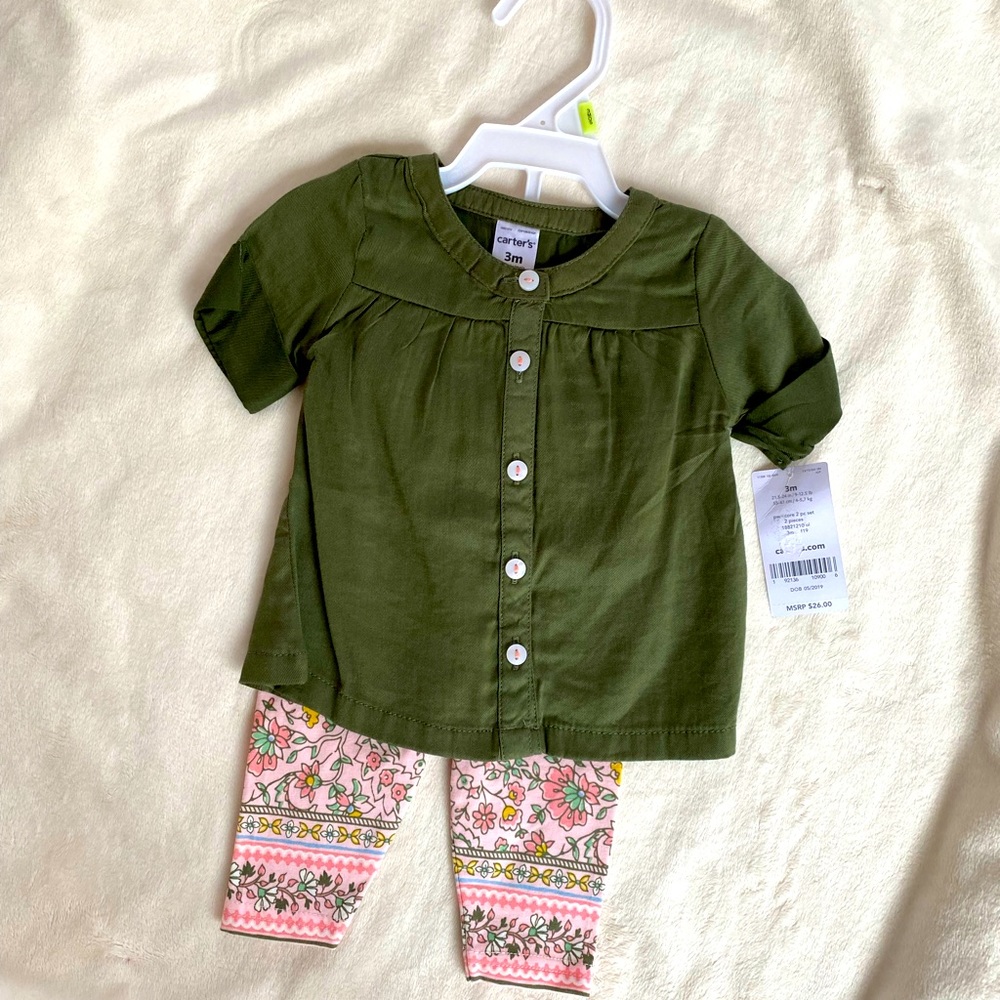 2 piece Carter set- girls